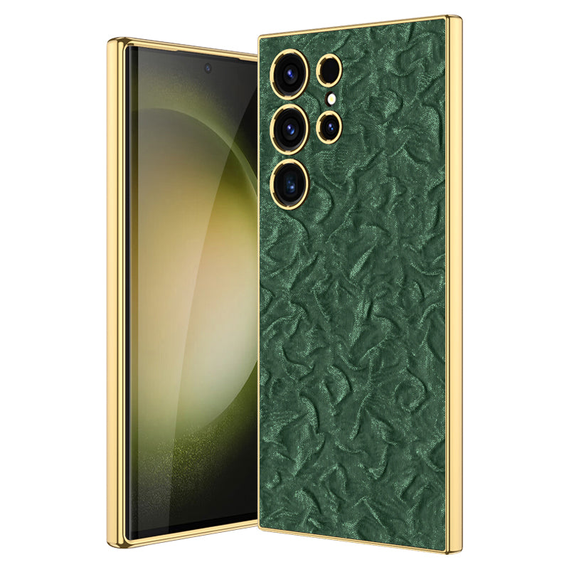 Pouzdro GKK Electroplate pro Samsung Galaxy S23 Ultra proti poškrábání PC TPU látkový kryt telefonu Pouzdro GKK Electroplate pro Samsung Galaxy S23 Ultra proti poškrábání PC TPU látkový kryt telefonu